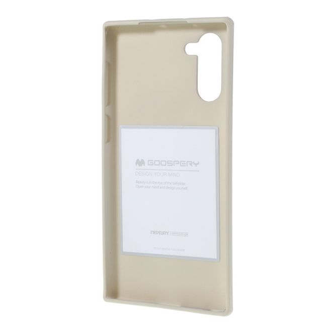 Goospery - Samsung Galaxy Note 10 Hülle - TPU Softcase - SF Jelly Series - stone