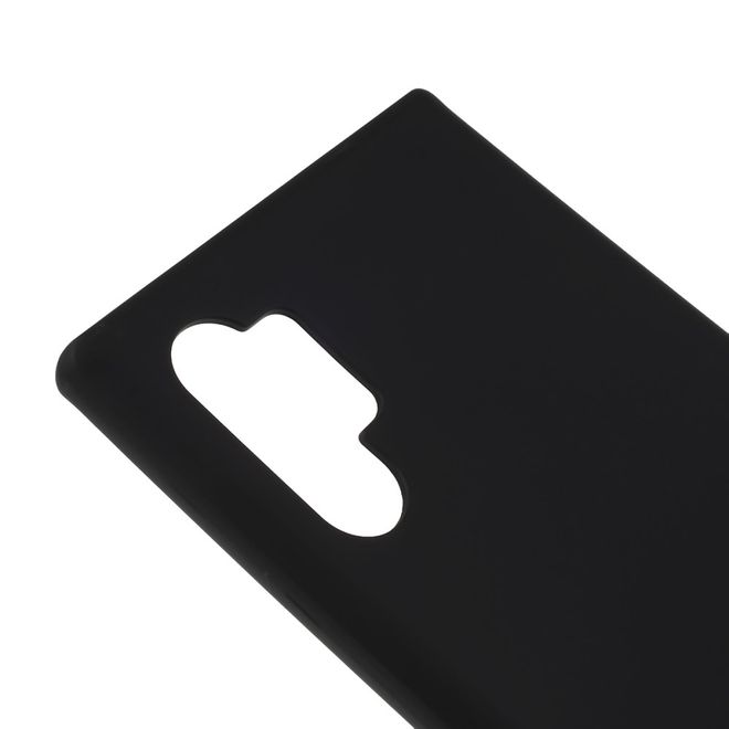 Goospery - Samsung Galaxy Note 10+ / Note 10+ 5G Hülle - TPU Softcase - SF Jelly Series - schwarz