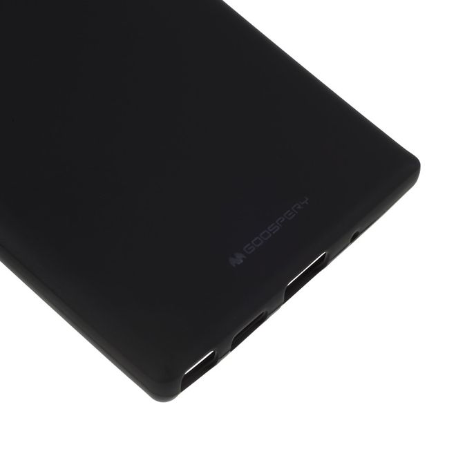 Goospery - Samsung Galaxy Note 10+ / Note 10+ 5G Hülle - TPU Softcase - SF Jelly Series - schwarz