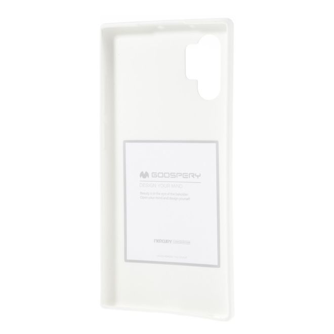 Goospery - Samsung Galaxy Note 10+ / Note 10+ 5G Hülle - TPU Softcase - SF Jelly Series - weiss