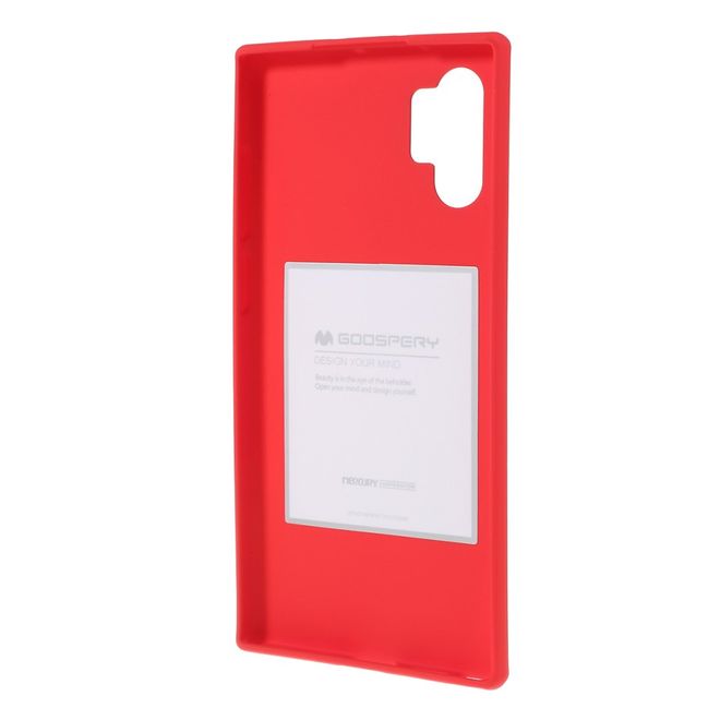 Goospery - Samsung Galaxy Note 10+ / Note 10+ 5G Hülle - TPU Softcase - SF Jelly Series - rot