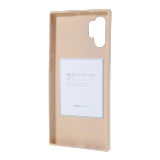 Goospery - Samsung Galaxy Note 10+ / Note 10+ 5G Hülle - TPU Softcase - SF Jelly Series - pink sand