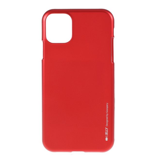 Goospery - iPhone 11 Pro Hülle - TPU Softcase - iJelly Metal Series - rot