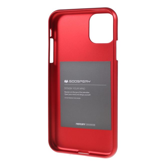 Goospery - iPhone 11 Pro Hülle - TPU Softcase - iJelly Metal Series - rot