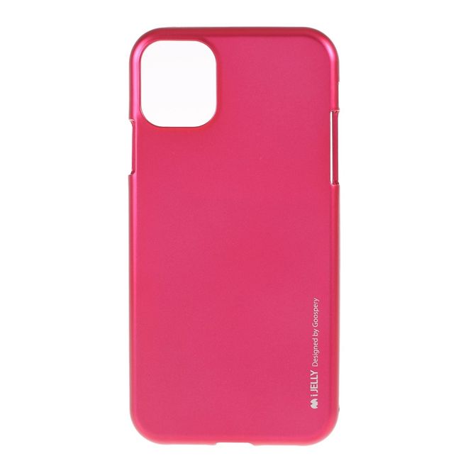 Goospery - iPhone 11 Pro Hülle - TPU Softcase - iJelly Metal Series - pink