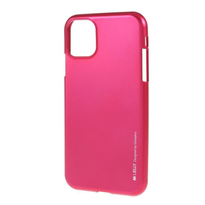 Goospery - iPhone 11 Pro Hülle - TPU Softcase - iJelly Metal Series - pink