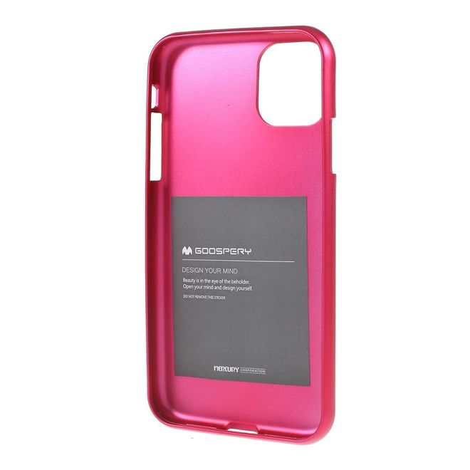 Goospery - iPhone 11 Pro Hülle - TPU Softcase - iJelly Metal Series - pink