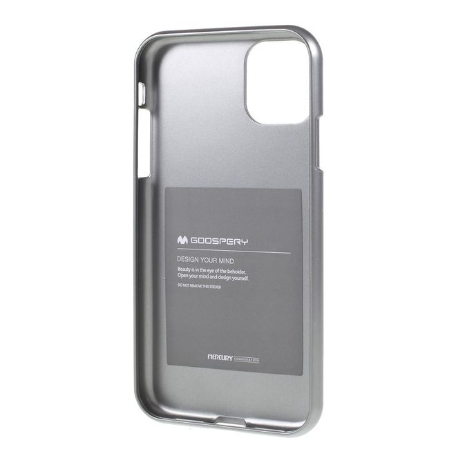 Goospery - iPhone 11 Pro Max Hülle - TPU Softcase - iJelly Metal Series - grau