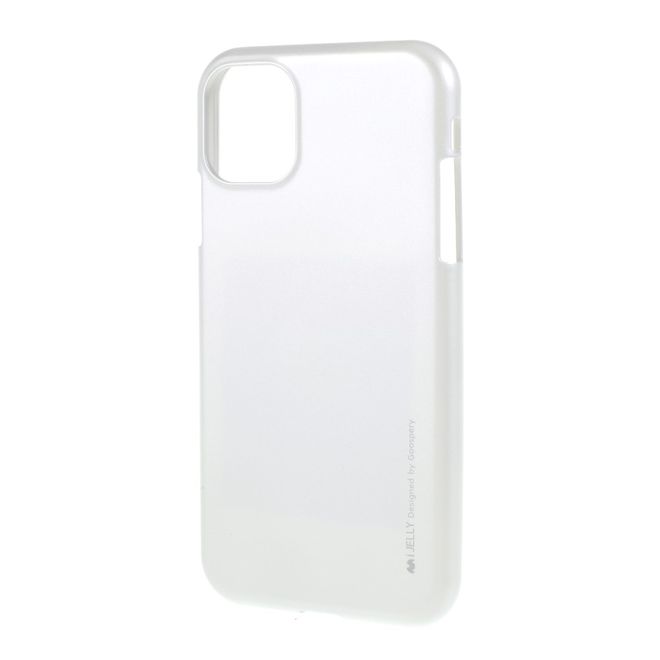 Goospery - iPhone 11 Pro Max Hülle - TPU Softcase - iJelly Metal Series - silber