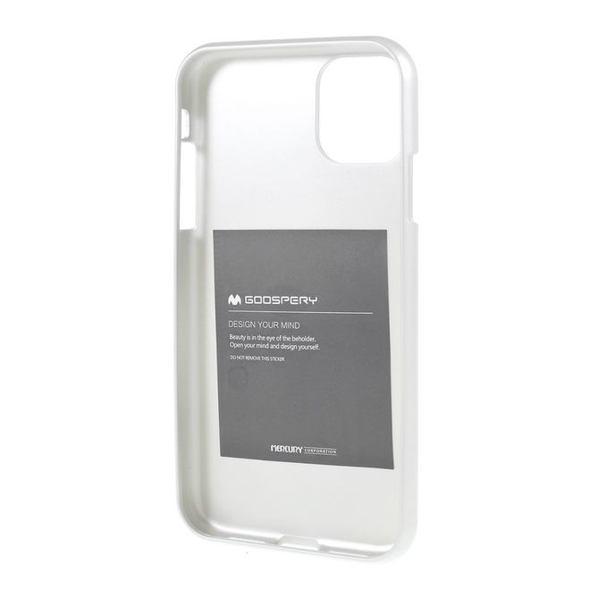 Goospery - iPhone 11 Pro Max Hülle - TPU Softcase - iJelly Metal Series - silber