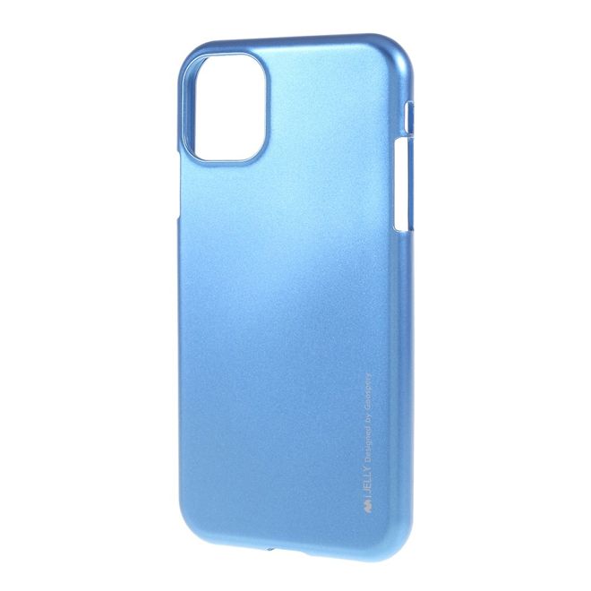 Goospery - iPhone 11 Pro Max Hülle - TPU Softcase - iJelly Metal Series - blau
