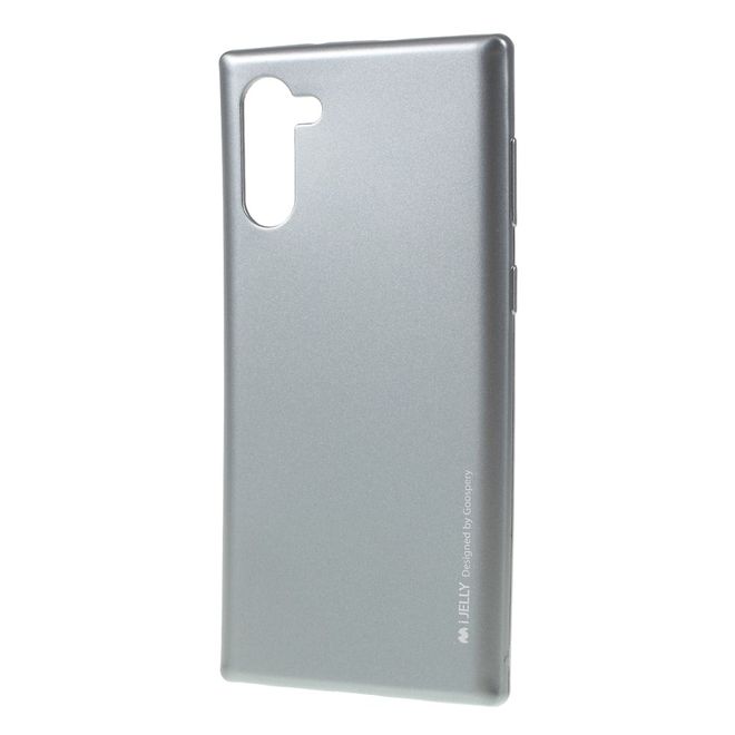 Goospery - Samsung Galaxy Note 10 Hülle - TPU Softcase - iJelly Metal Series - grau