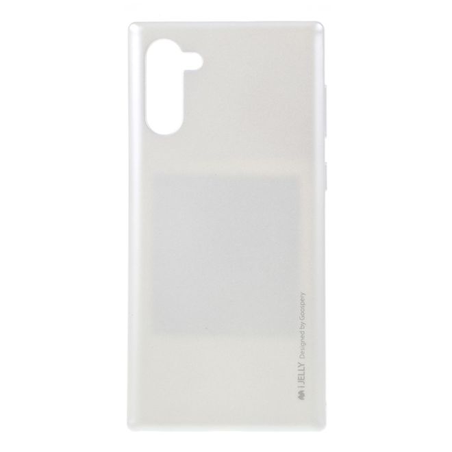 Goospery - Samsung Galaxy Note 10 Hülle - TPU Softcase - iJelly Metal Series - silber