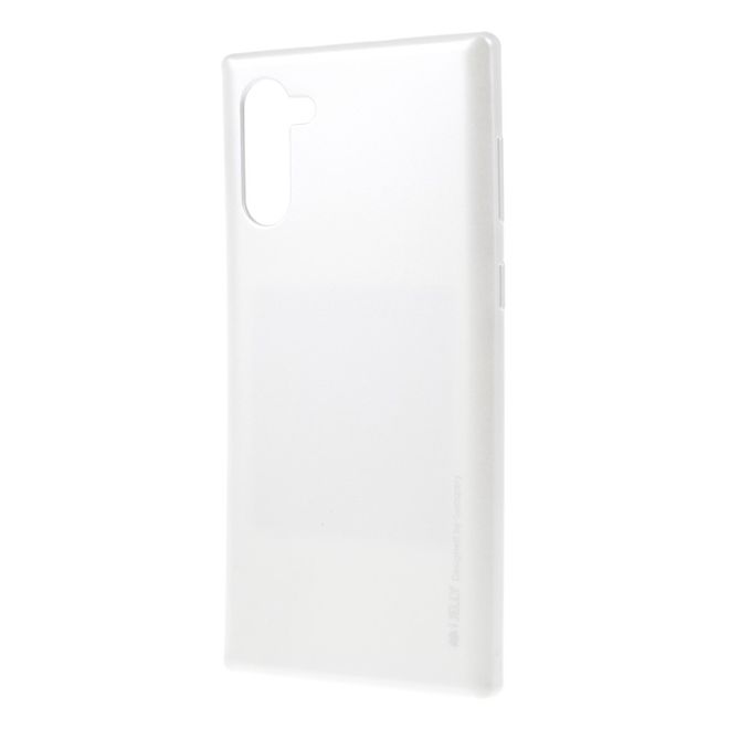 Goospery - Samsung Galaxy Note 10 Hülle - TPU Softcase - iJelly Metal Series - silber