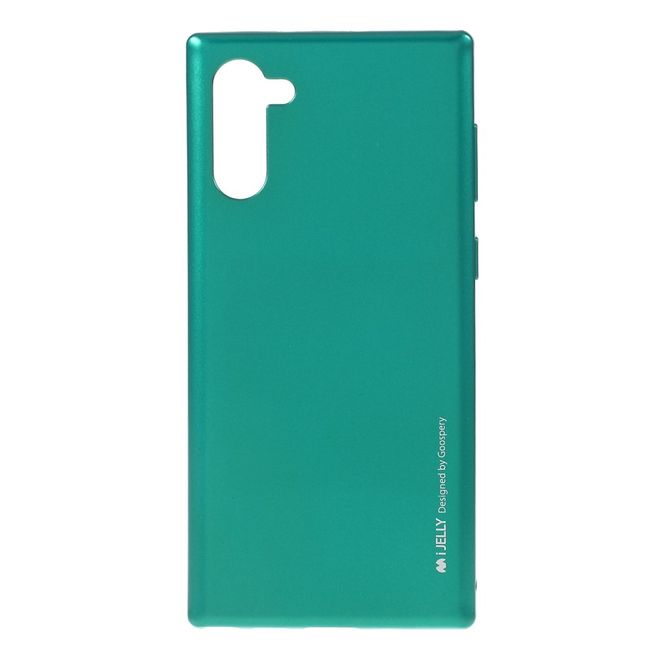 Goospery - Samsung Galaxy Note 10 Hülle - TPU Softcase - iJelly Metal Series - grün