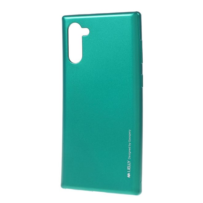 Goospery - Samsung Galaxy Note 10 Hülle - TPU Softcase - iJelly Metal Series - grün