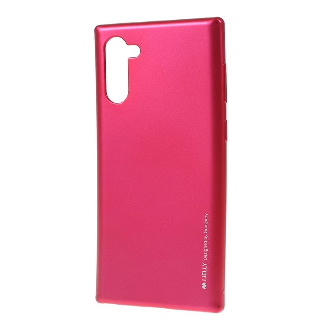 Goospery - Samsung Galaxy Note 10 Hülle - TPU Softcase - iJelly Metal Series - pink