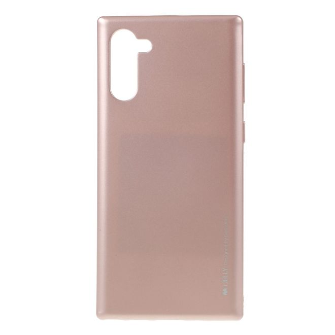 Goospery - Samsung Galaxy Note 10 Hülle - TPU Softcase - iJelly Metal Series - rosegold