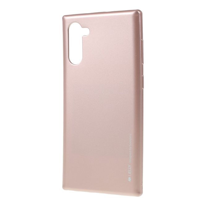 Goospery - Samsung Galaxy Note 10 Hülle - TPU Softcase - iJelly Metal Series - rosegold