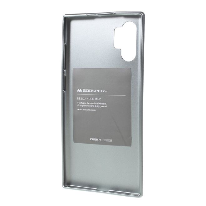 Goospery - Samsung Galaxy Note 10+ / Note 10+ 5G Hülle - TPU Softcase - iJelly Metal Series - grau