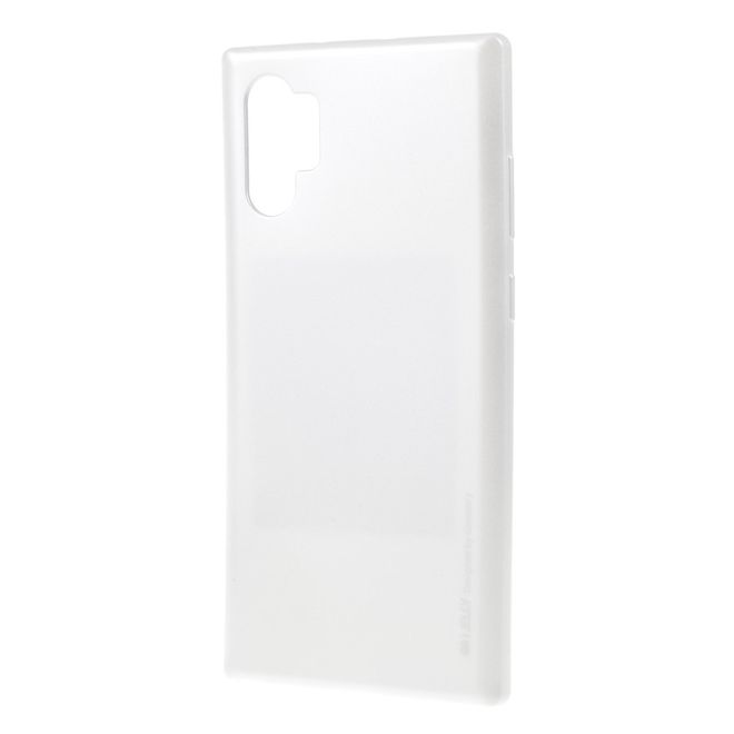 Goospery - Samsung Galaxy Note 10+ / Note 10+ 5G Hülle - TPU Softcase - iJelly Metal Series - silber