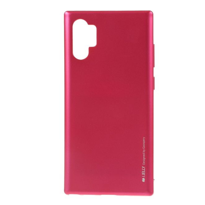 Goospery - Samsung Galaxy Note 10+ / Note 10+ 5G Hülle - TPU Softcase - iJelly Metal Series - pink