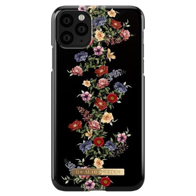 iDeal of Sweden - iPhone 11 Pro Max Hülle, Designer Case Dark Floral - mehrfarbig