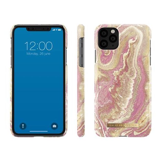 iDeal of Sweden - iPhone 11 Pro Max Hülle - Printed Case - Golden Blush Marble