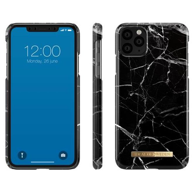 iDeal of Sweden - iPhone 11 Pro Max Hülle, Designer Case Black Marble - mehrfarbig