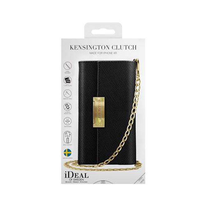 iDeal of Sweden - iPhone 11 Pro Max Hülle - Bookcover - Crossbody Kensington Saffiano Handy Clutch - schwarz