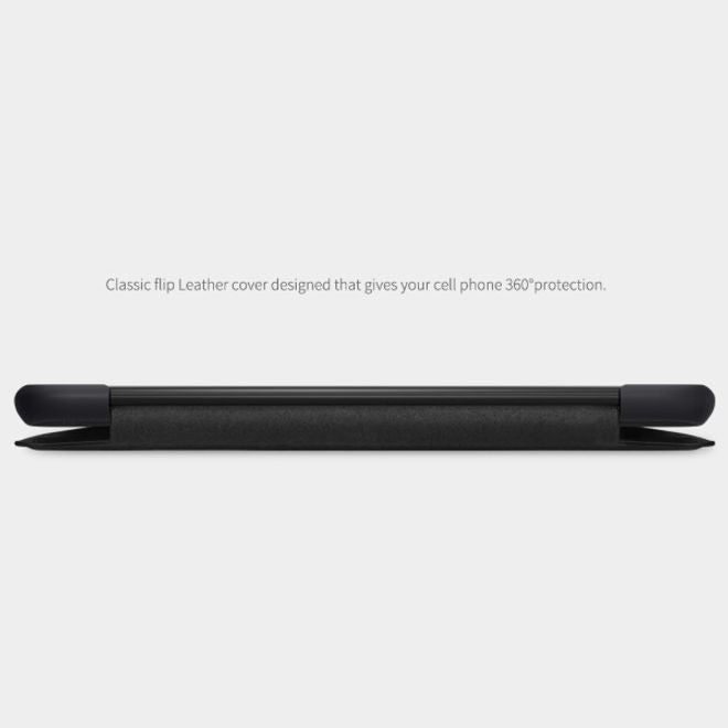 Nillkin - Huawei Mate 30 Lite Hülle - Leder Book Case - Qin Series - schwarz