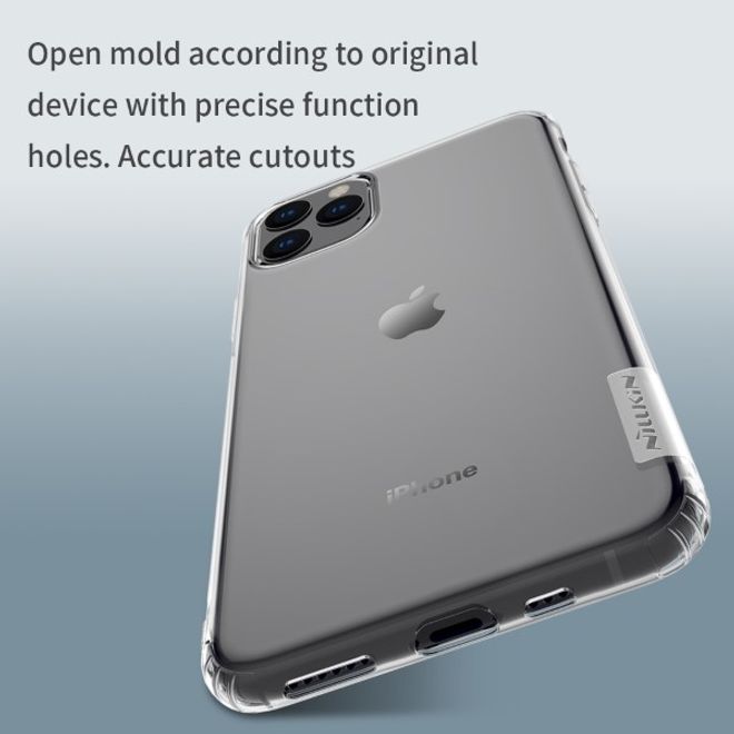 Nillkin - iPhone 11 Pro Hülle - Case aus elastischem Plastik - Nature Soft Series - braun