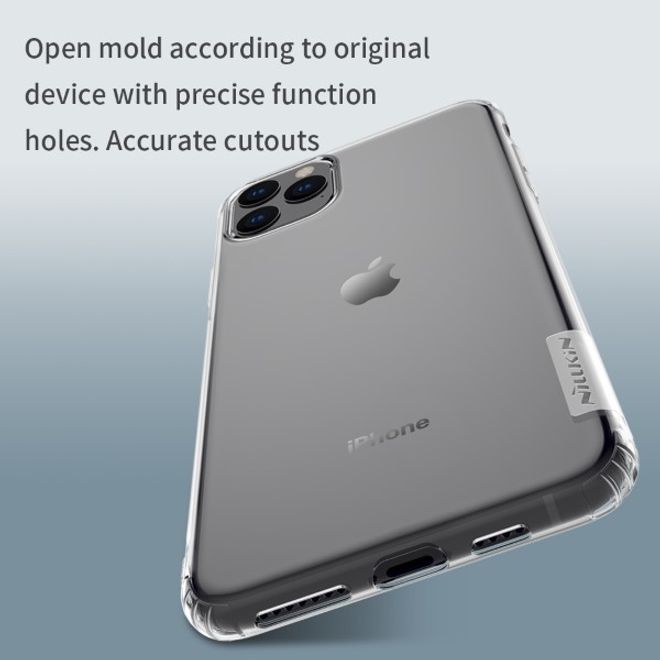 Nillkin - iPhone 11 Pro Max Hülle - Case aus elastischem Plastik - Nature Soft Series - transparent