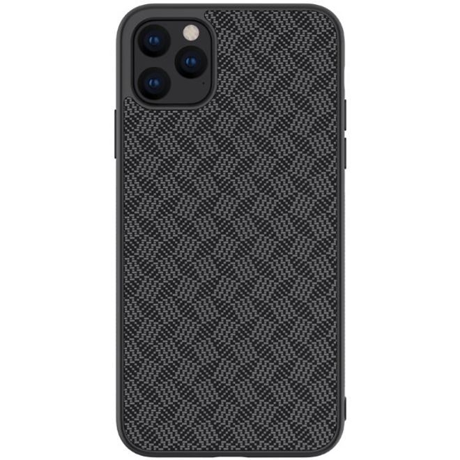 Nillkin - iPhone 11 Pro Max Handy Case - Hülle aus Plastik/Carbon - Synthetic Fiber Series - Plaid schwarz