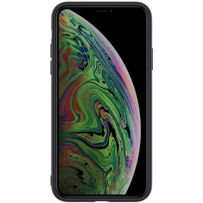 Nillkin - iPhone 11 Pro Max Handy Case - Hülle aus Plastik/Carbon - Synthetic Fiber Series - Plaid schwarz