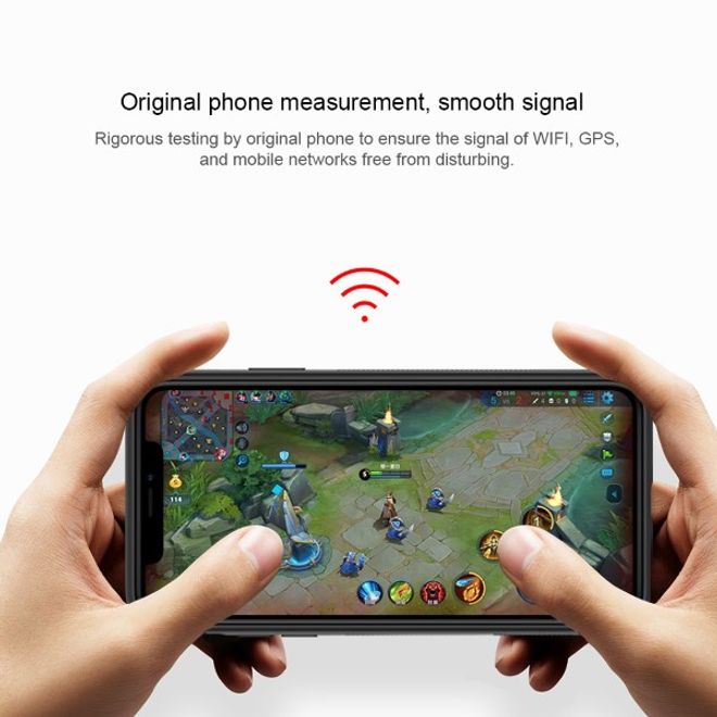 Nillkin - iPhone 11 Pro Max Handy Case - Hülle aus Plastik/Carbon - Synthetic Fiber Series - Plaid schwarz