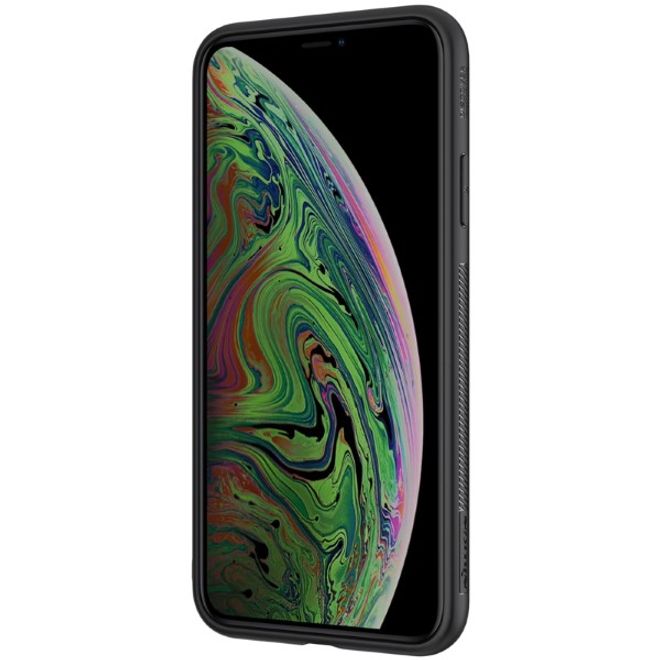 Nillkin - iPhone 11 Pro Max Handy Case - Hülle aus Plastik/Carbon - Synthetic Fiber Series - Plaid schwarz