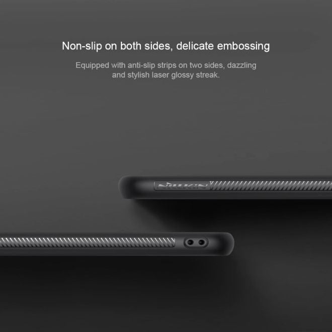 Nillkin - iPhone 11 Pro Max Handy Case - Hülle aus Plastik/Carbon - Synthetic Fiber Series - Plaid schwarz