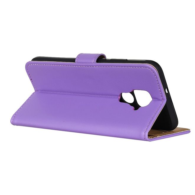 Huawei Mate 30 Lite Handy Hülle - Classic II Leder Bookcover Series - purpur