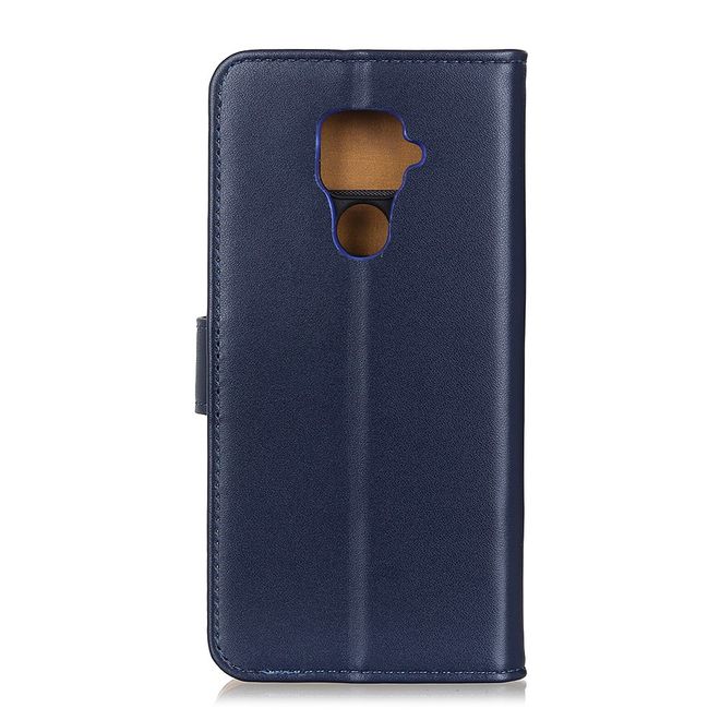 Huawei Mate 30 Lite Handy Hülle - Classic II Leder Bookcover Series - blau