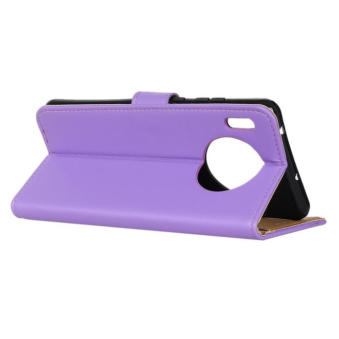Huawei Mate 30 Handy Hülle - Classic II Leder Bookcover Series - purpur
