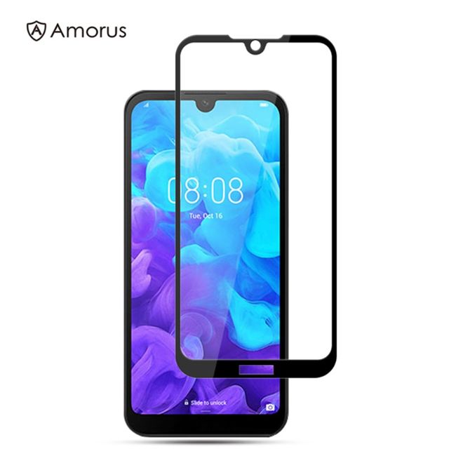 Amorus - Huawei Y5 (2019) Schutzglas Displayschutz - Panzer Glas - transparent