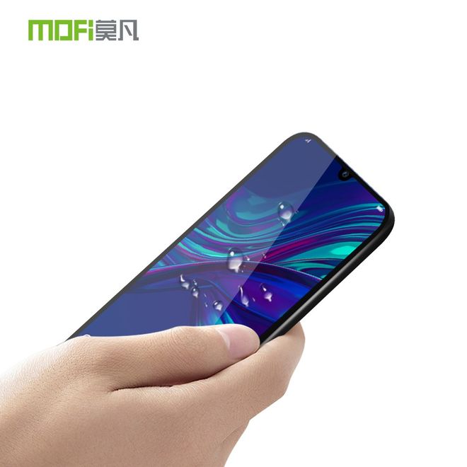 Mofi - Huawei Mate 30 Lite Schutzglas Displayschutz - Panzer Glas - schwarz