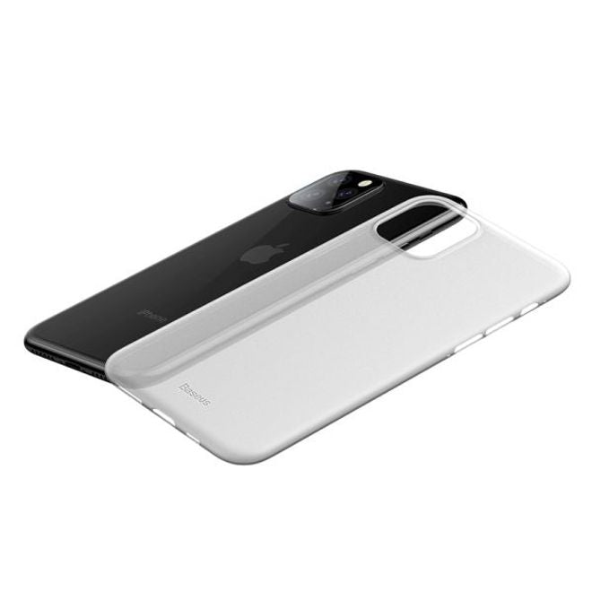 Baseus - iPhone 11 Pro Max Hülle - Ultradünnes Hardcase - Wing Series - weiss