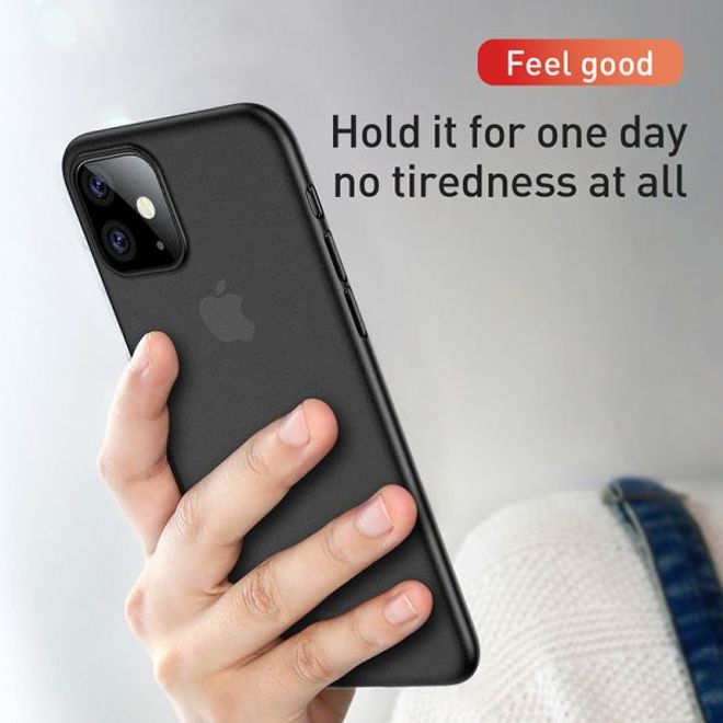 Baseus - iPhone 11 Pro Max Hülle - Ultradünnes Hardcase - Wing Series - weiss