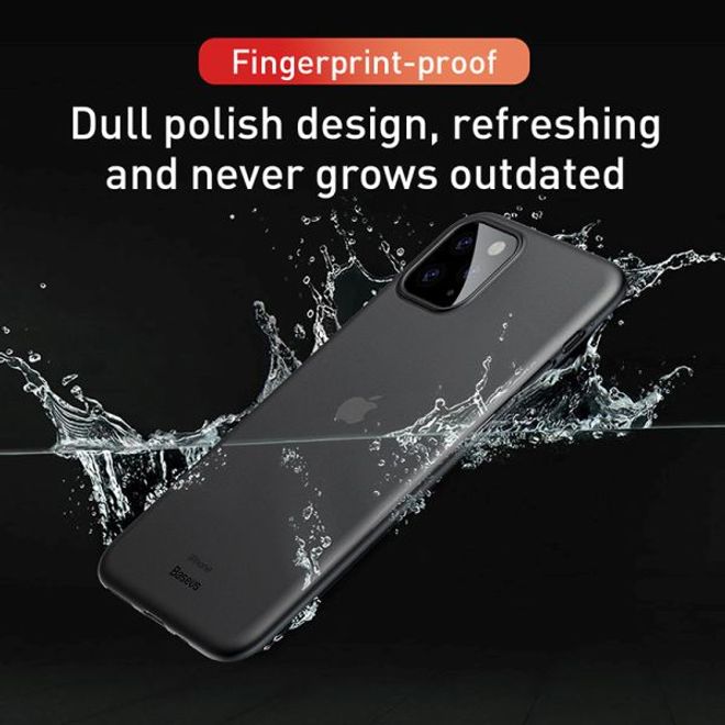 Baseus - iPhone 11 Pro Max Hülle - Ultradünnes Hardcase - Wing Series - weiss