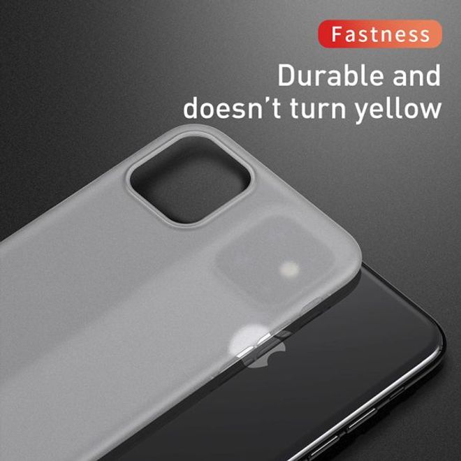 Baseus - iPhone 11 Pro Max Hülle - Ultradünnes Hardcase - Wing Series - weiss
