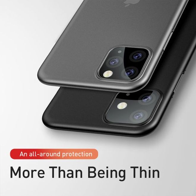 Baseus - iPhone 11 Pro Max Hülle - Ultradünnes Hardcase - Wing Series - weiss
