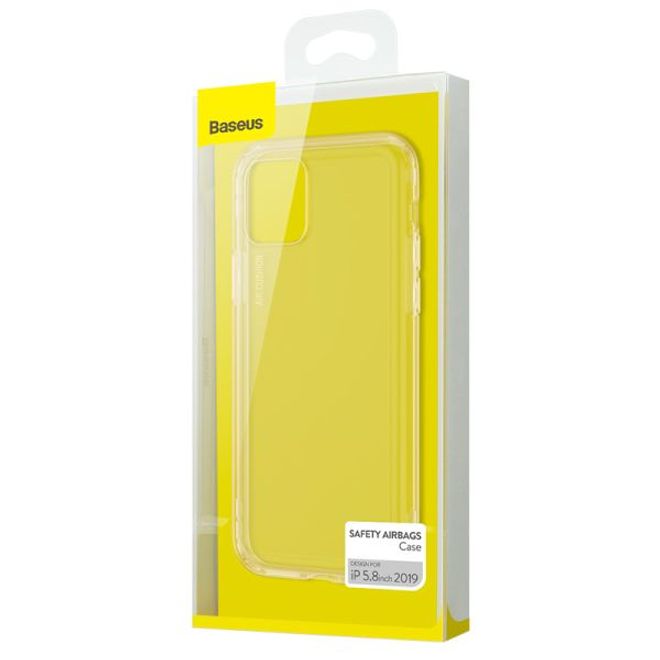 Baseus - iPhone 11 Pro Hülle - Ultrarobuster Rahmen - Safety Airbags Series - transparent/gold