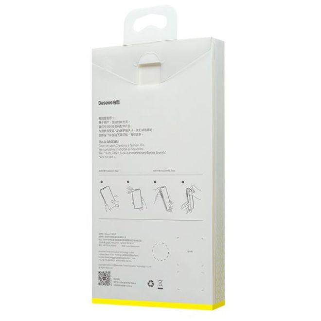 Baseus - iPhone 11 Pro Max Hülle - Ultrarobuster Rahmen - Safety Airbags Series - transparent/gold